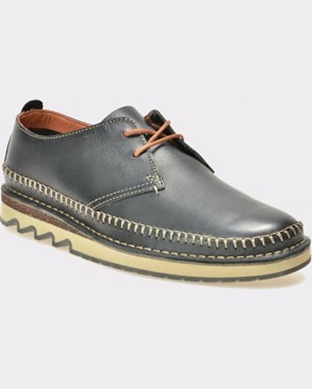 Clarks Pantofi negri din piele naturala