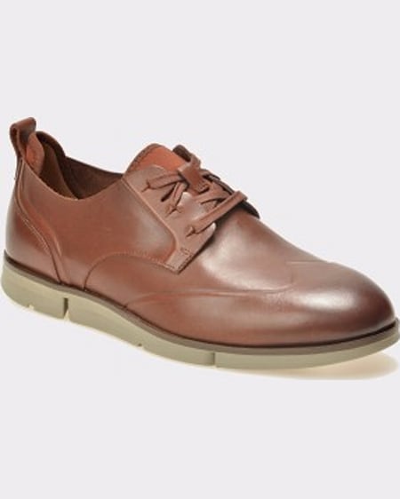 Clarks Pantofi maro din piele naturala