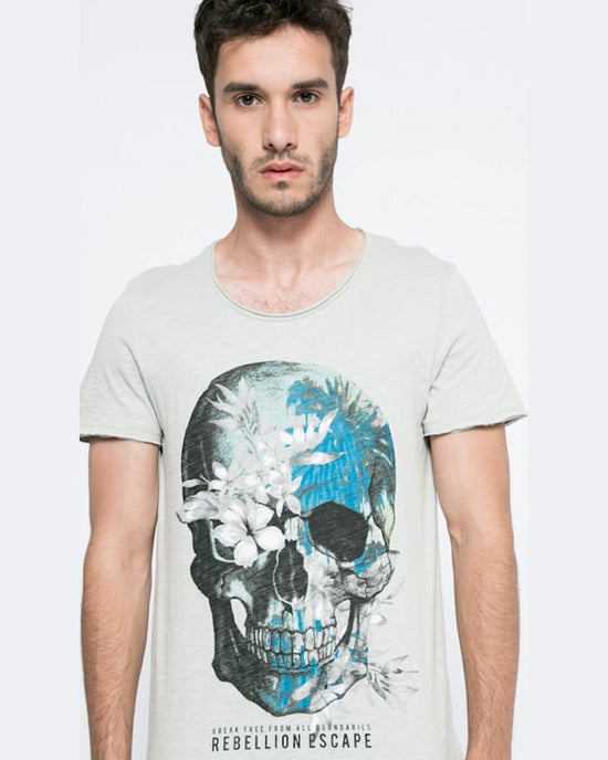 Tricou Jack and Jones gri deschis