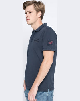 Tricou Tom Tailor polo bleumarin