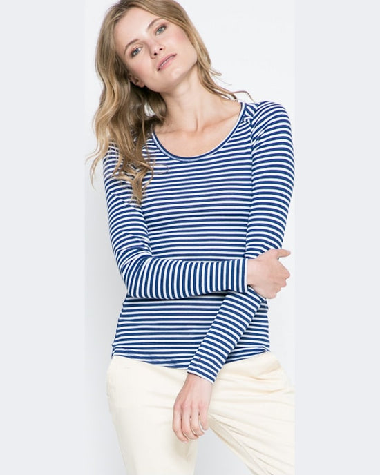 Bluza Tommy Hilfiger longsleeve bleumarin