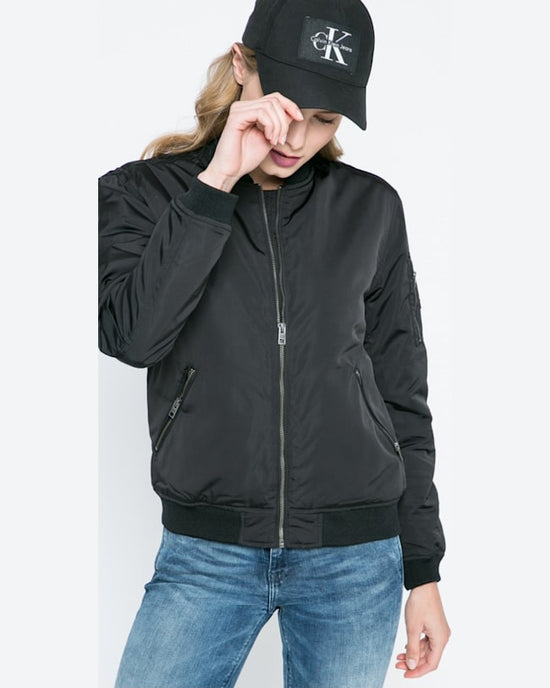 Geaca Tommy Hilfiger bomber negru