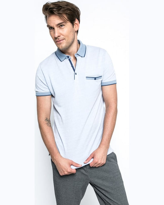 Tricou Medicine polo urban utility albastru deschis