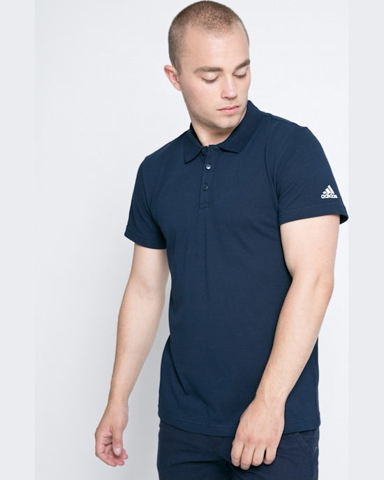 Tricou Adidas polo bleumarin