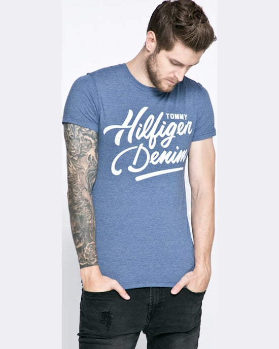 Tricou Tommy Hilfiger bleumarin