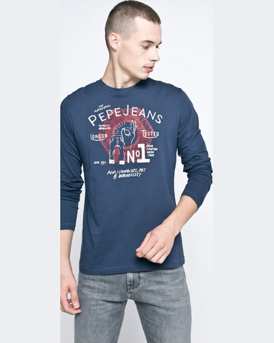 Longsleeve Pepe Jeans bleumarin