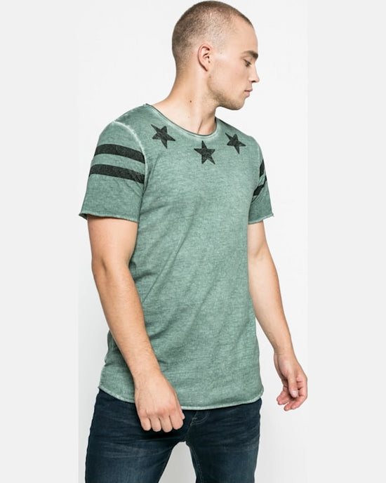 Tricou Jack and Jones flags mentă