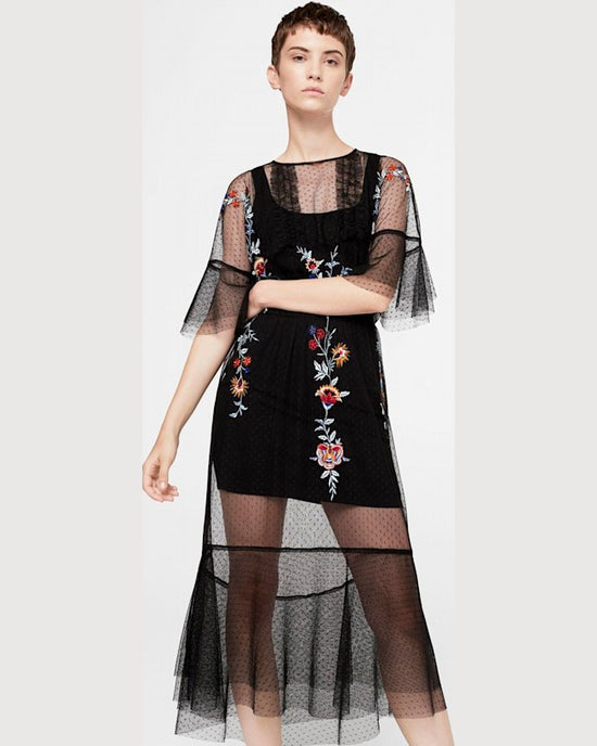 Rochie Mango alma negru