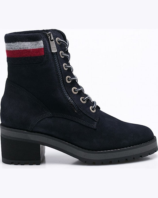 Botine Tommy Hilfiger bleumarin