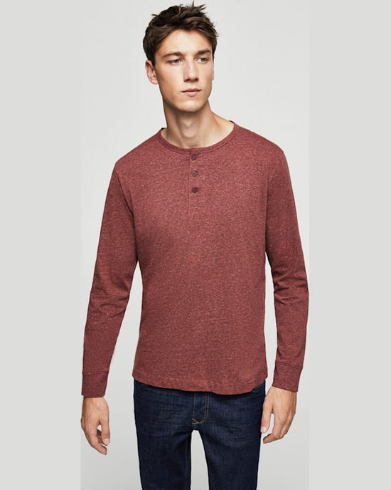 Longsleeve Mango oliver castaniu