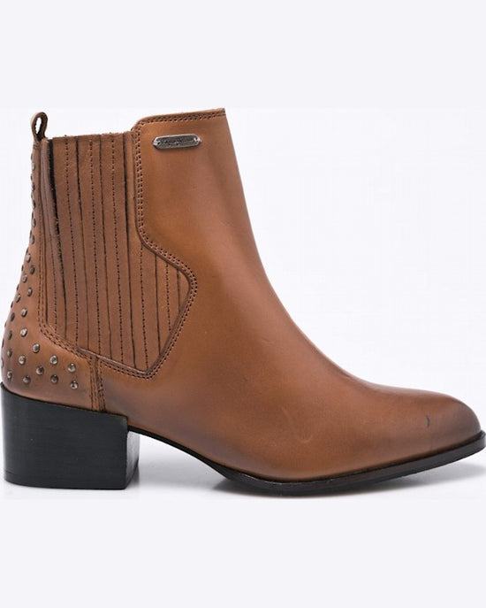 Botine Pepe Jeans maro murdar