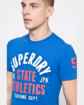 Tricou Superdry superdry bleumarin