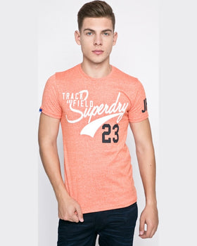 Tricou Superdry superdry culoare cuprului