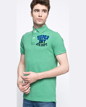 Tricou Superdry superdry polo verde