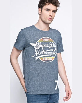 Tricou Superdry superdry bleumarin