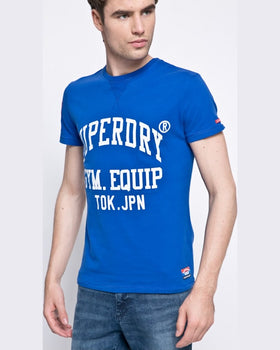 Tricou Superdry superdry bleumarin