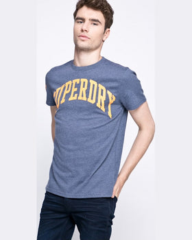 Tricou Superdry superdry bleumarin