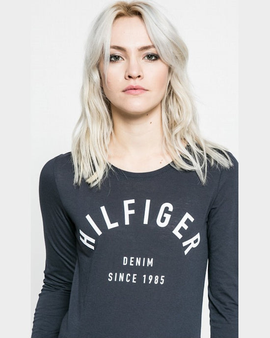 Bluza Tommy Hilfiger bleumarin