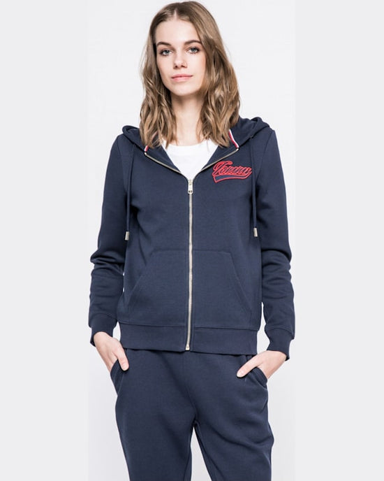 Bluza Tommy Hilfiger cammy bleumarin