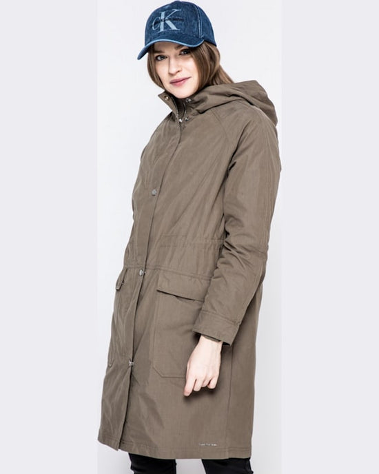 Parka Calvin Klein hanorac cu puf militar