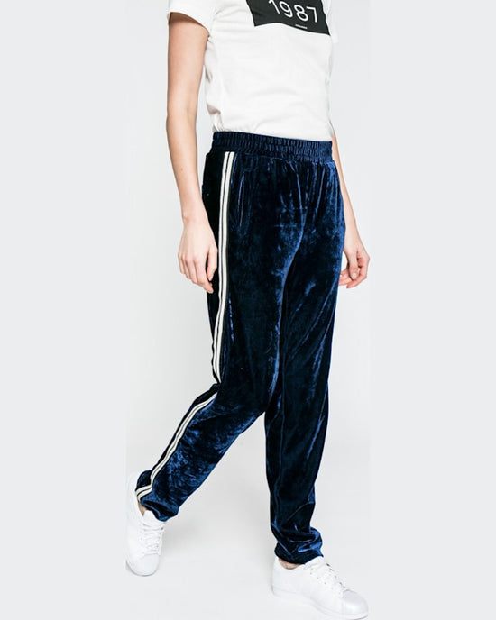 Pantaloni Vero Moda bleumarin