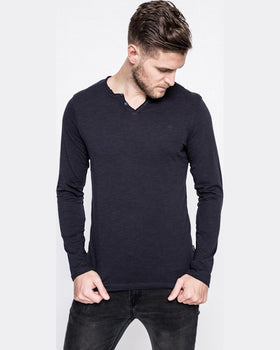 Longsleeve Jack and Jones bleumarin