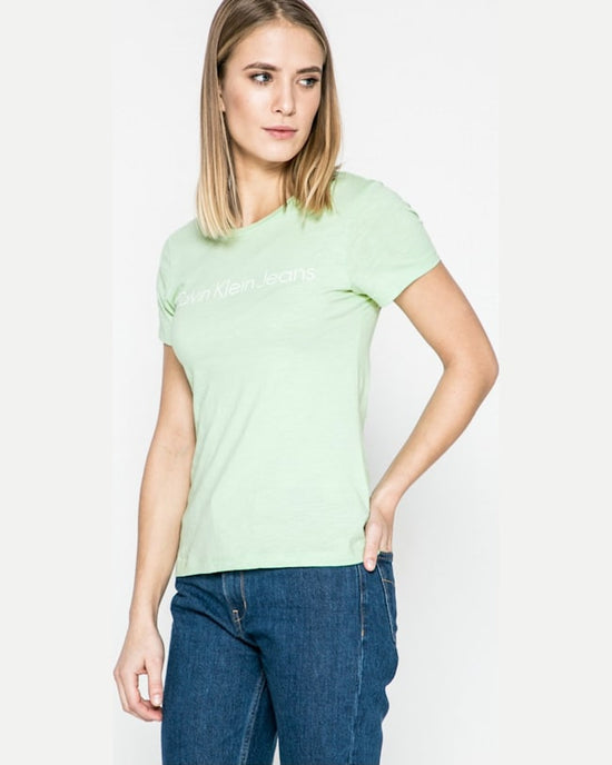 Top Calvin Klein verde pal