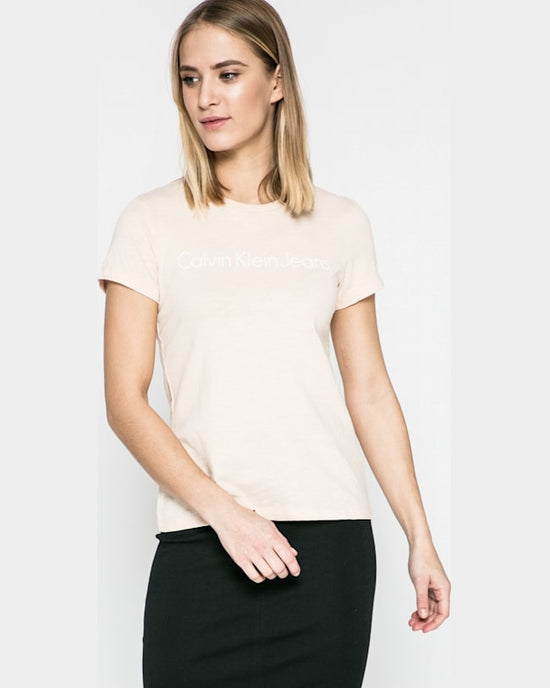 Top Calvin Klein culoarea piersicii