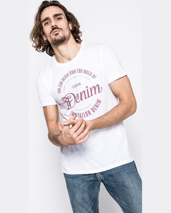 Tricou Tom Tailor alb