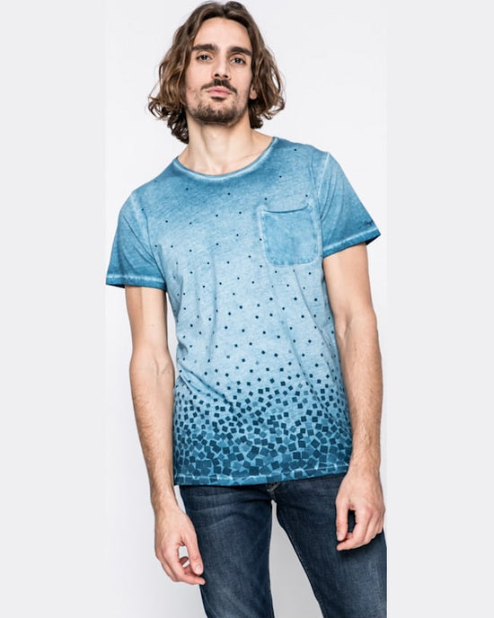 Tricou Pepe Jeans johann albastru