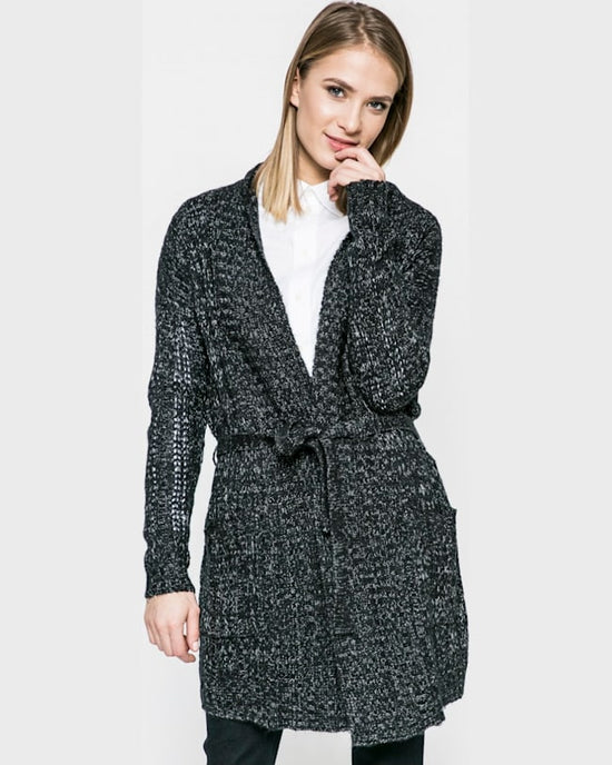 Cardigan Vero Moda negru cărbune