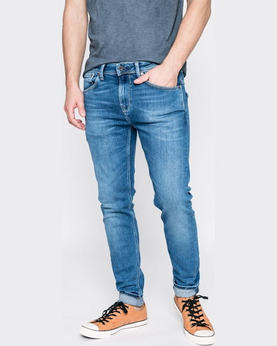 Jeansi Pepe Jeans nickel albastru