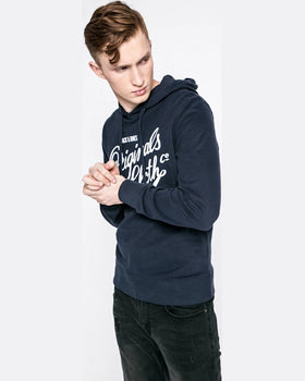 Bluza Jack and Jones blogger bleumarin