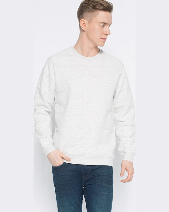 Bluză Jack and Jones land sweat cerw neck crem