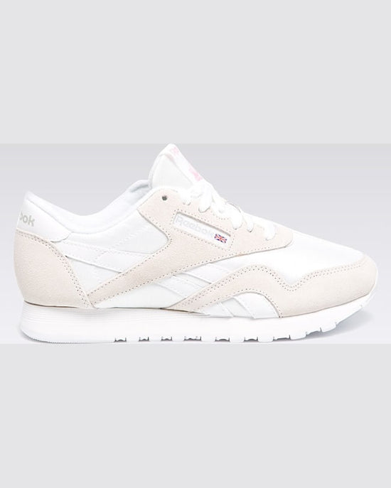 Pantofi Reebok nylon white light alb