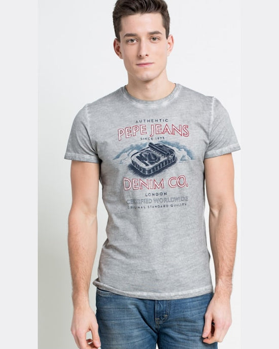 Tricou Pepe Jeans gri