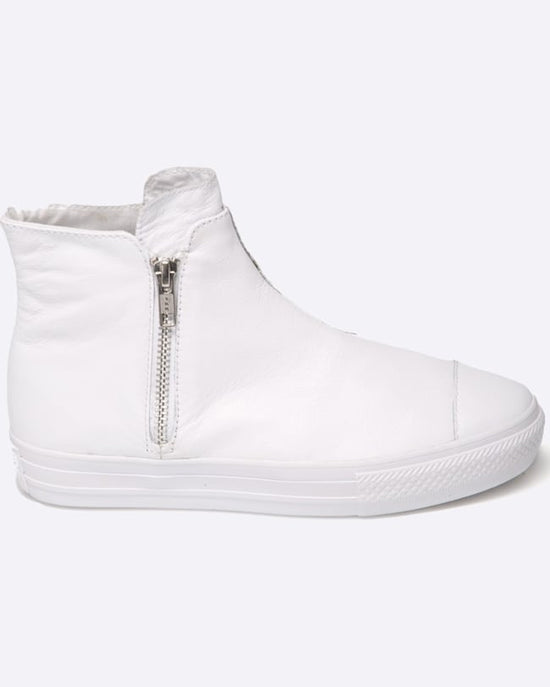 Bascheti Piele Naturala Alba Converse Chuck Taylor