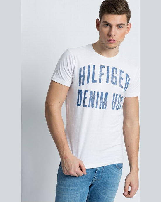 Tricou Tommy Hilfiger alb