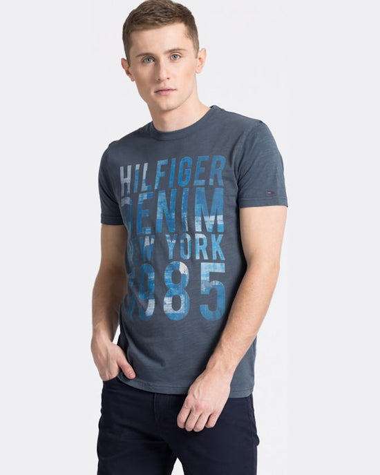 Tricou Tommy Hilfiger bleumarin