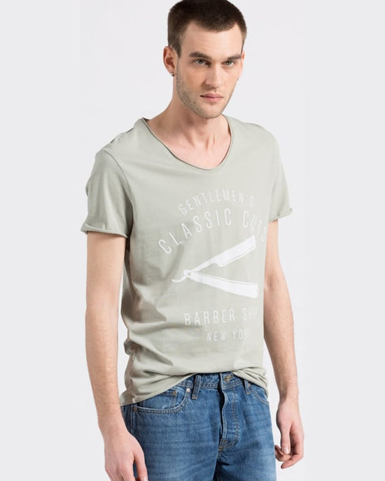 Tricou Selected verde deschis