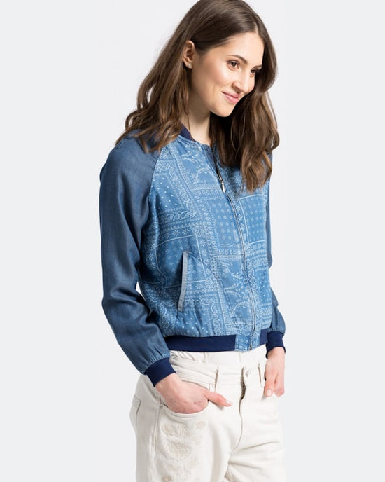 Geaca Pepe Jeans bomber bleumarin