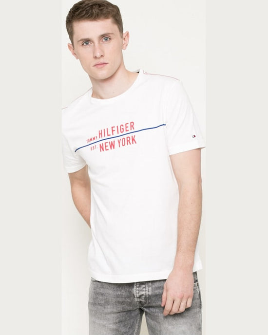 Tricou Tommy Hilfiger alb