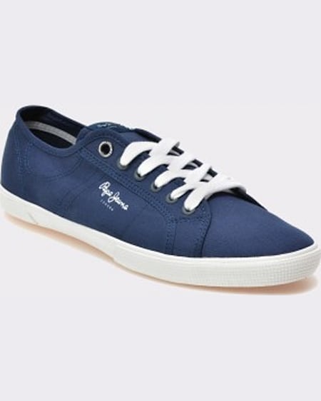 Pepe Jeans Tenisi bleumarin din canvas