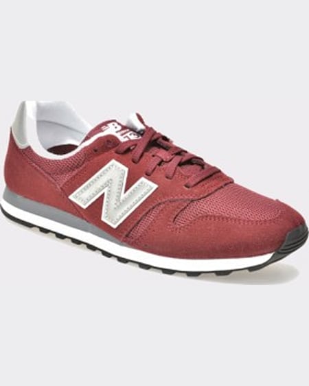 New Balance Pantofi sport visinii din material textil si piele